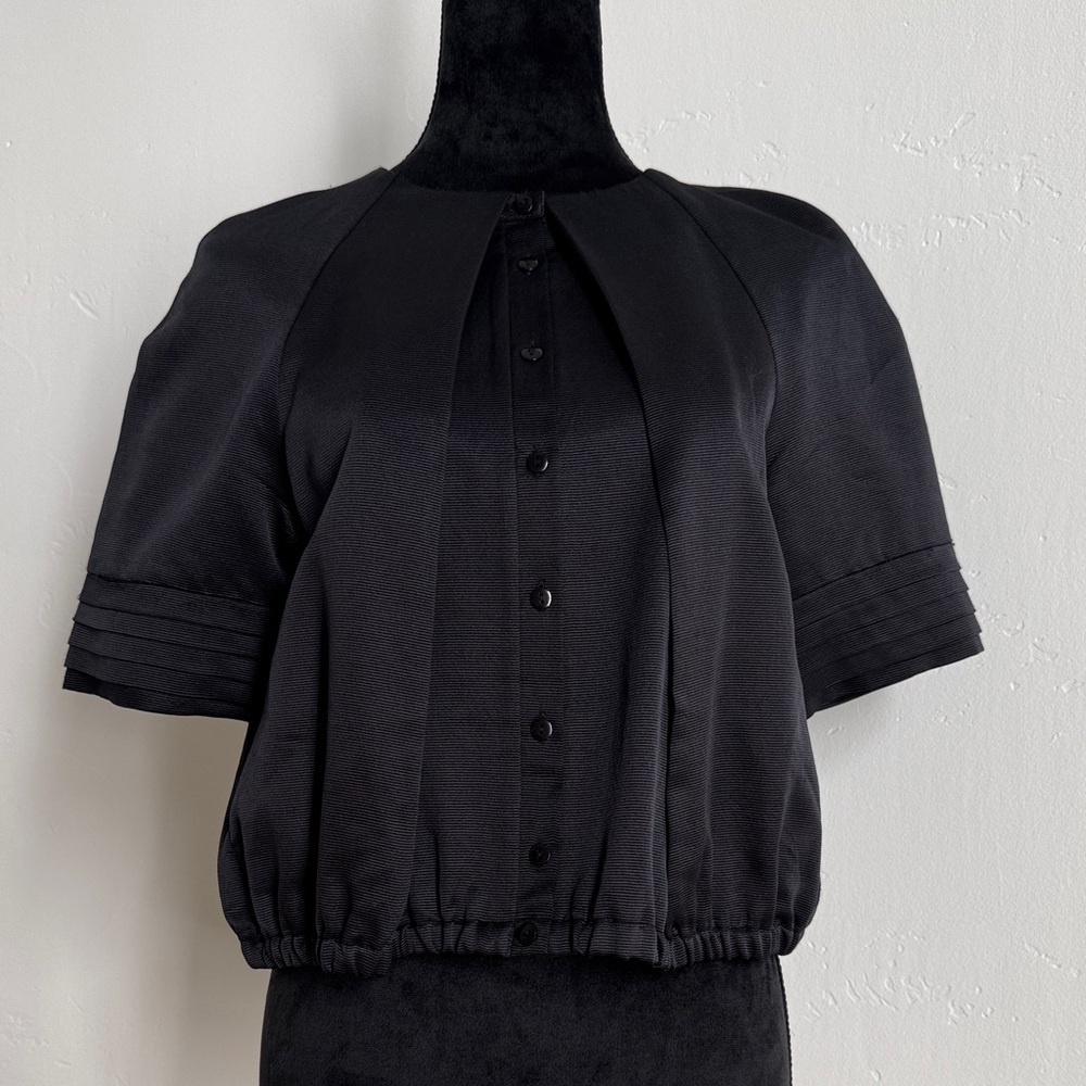 MANOUSH Chic Black Button-Up Women's Jacket